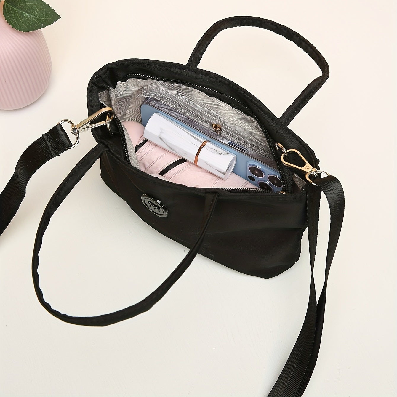 Nylon Crossbody Bag Shoulder Tote Bag Women's Casual Handbag
