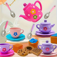 Children's Tea Conversation Set with Cookies and Kettle - Halloween Game