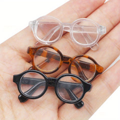 3pcs Mini Glasses Dollhouse Accessories Fun Decorative Doll Props