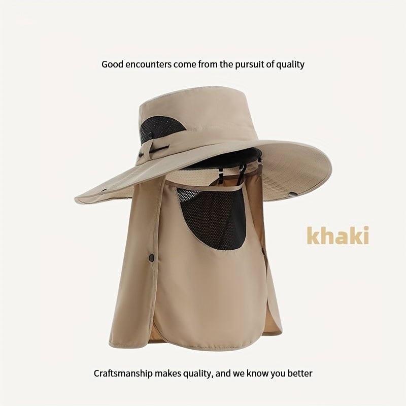 Summer 3-in-1 Fishing Sun Hat UV Protection