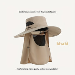 Summer 3-in-1 Fishing Sun Hat UV Protection