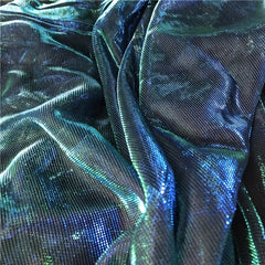1pc Iridescent Shimmer Organza Mesh Fabric Gauze Metallic Flashing DIY Sewing