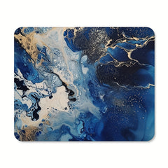Golden Marble Mouse Pad Waterproof Anti-slip Rubber Base for Office Home Laptop