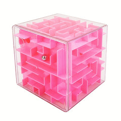 3D Cube Maze Marble Run ABS Puzzle Toy for Kids