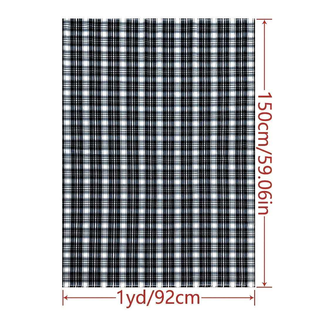 1 Yard Frosted Woven Cotton Lattice