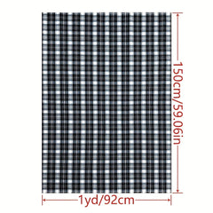 1 Yard Frosted Woven Cotton Lattice
