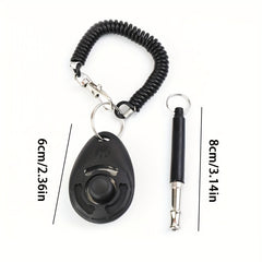 Dog Trainer Clicker Pet Whistle Training Flute Sound Wave