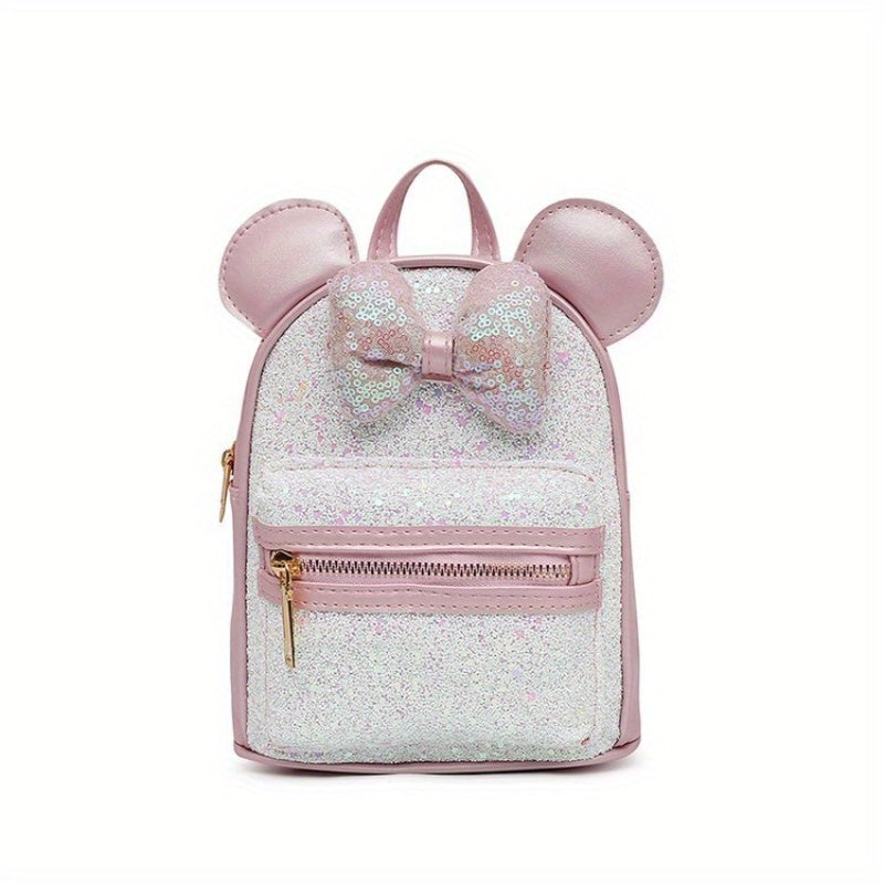 Sequin Backpack for Kids Lightweight School Bag