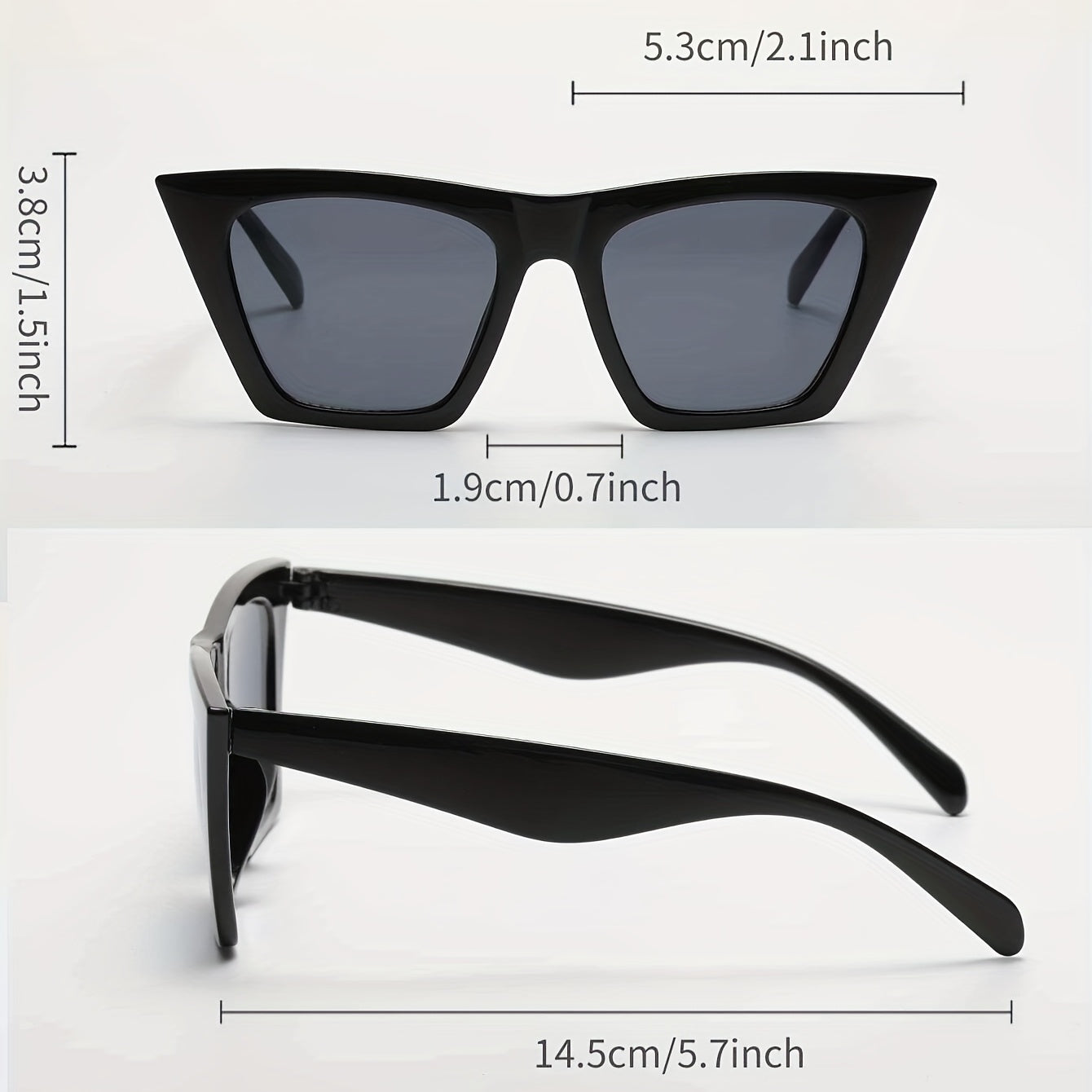 Cat Eye Sunglasses UV400 Sun Shades for Summer Travel