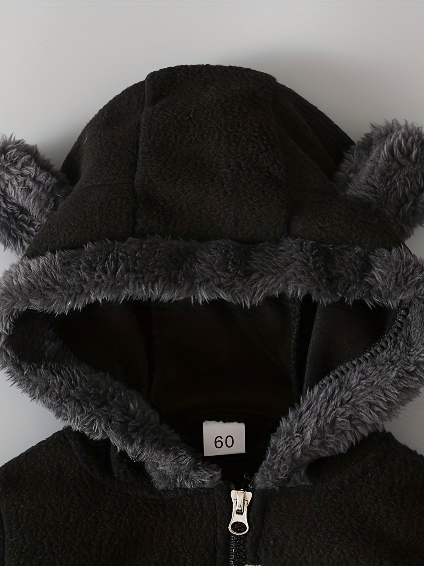 Baby Boys Long Sleeve Bear Hooded Jumpsuit