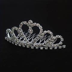 Crystal Rhinestone Crown Tiara Birthday Wedding Hair Accessories