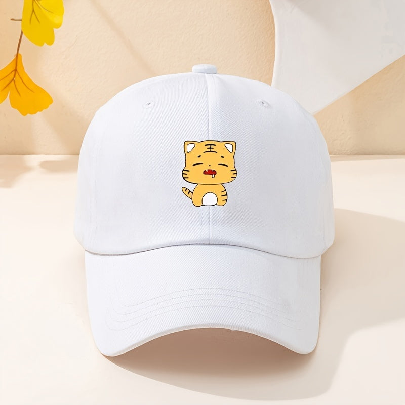 Tiger Print Baseball Cap Cotton Sports Hat Unisex Dad Hats