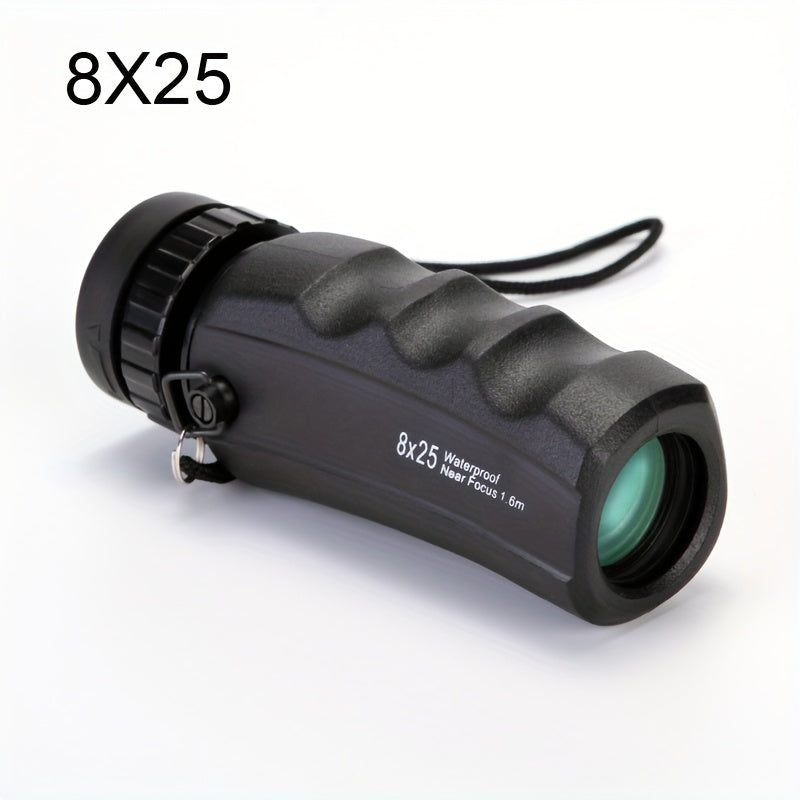 Compact 8x25 Monocular Telescope for Travel Wildlife Sports Concerts