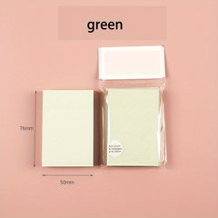 100pcs Colorful Horizontal Line Sticky Note 4 Colors Student Memo Pad