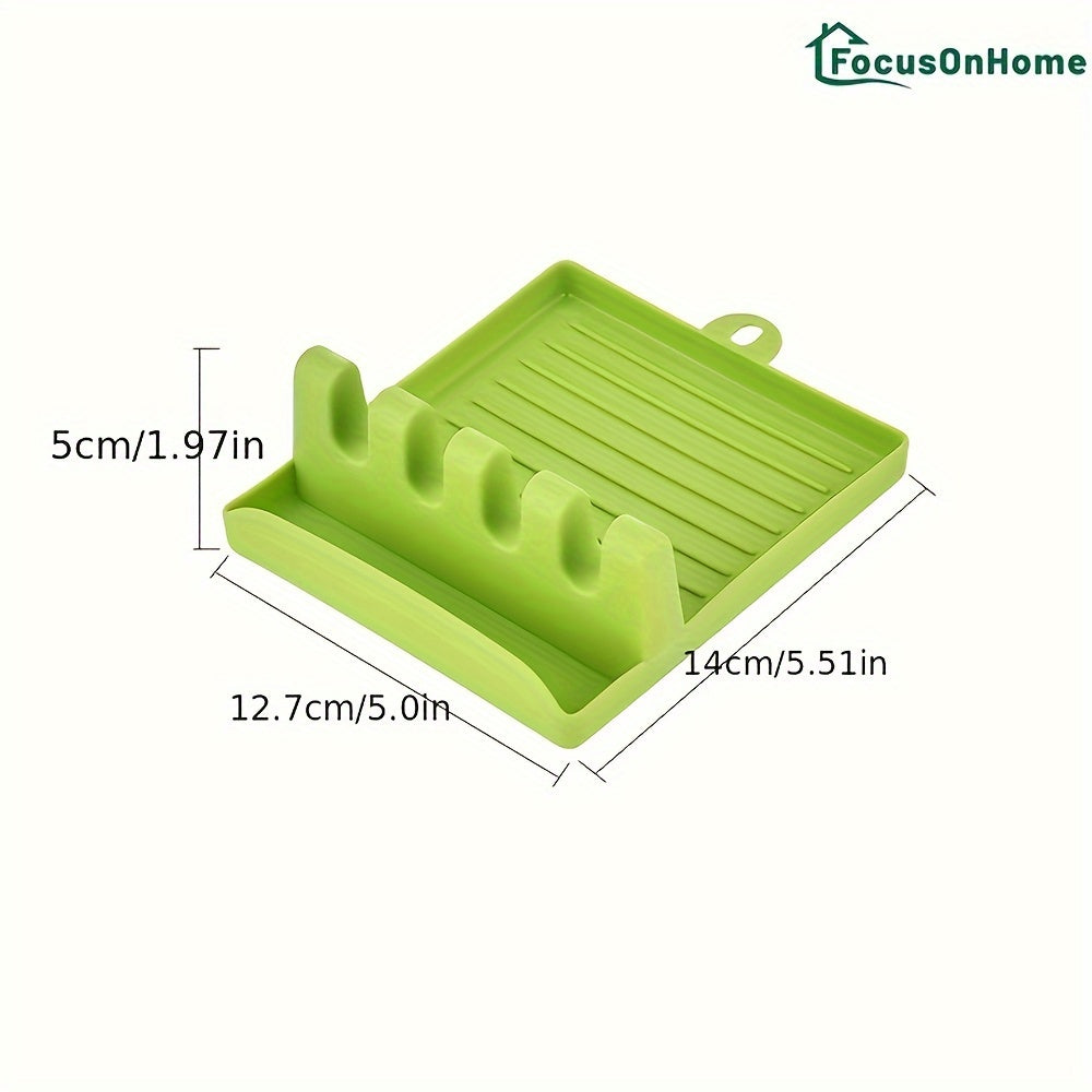 Plastic Kitchenware Holder 4 Card Cooking Utensil Rest
