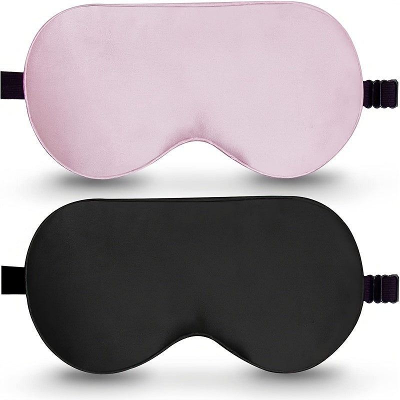 100% Real Silk Eye Mask Reduces Puffy Eyes, Blocks Light