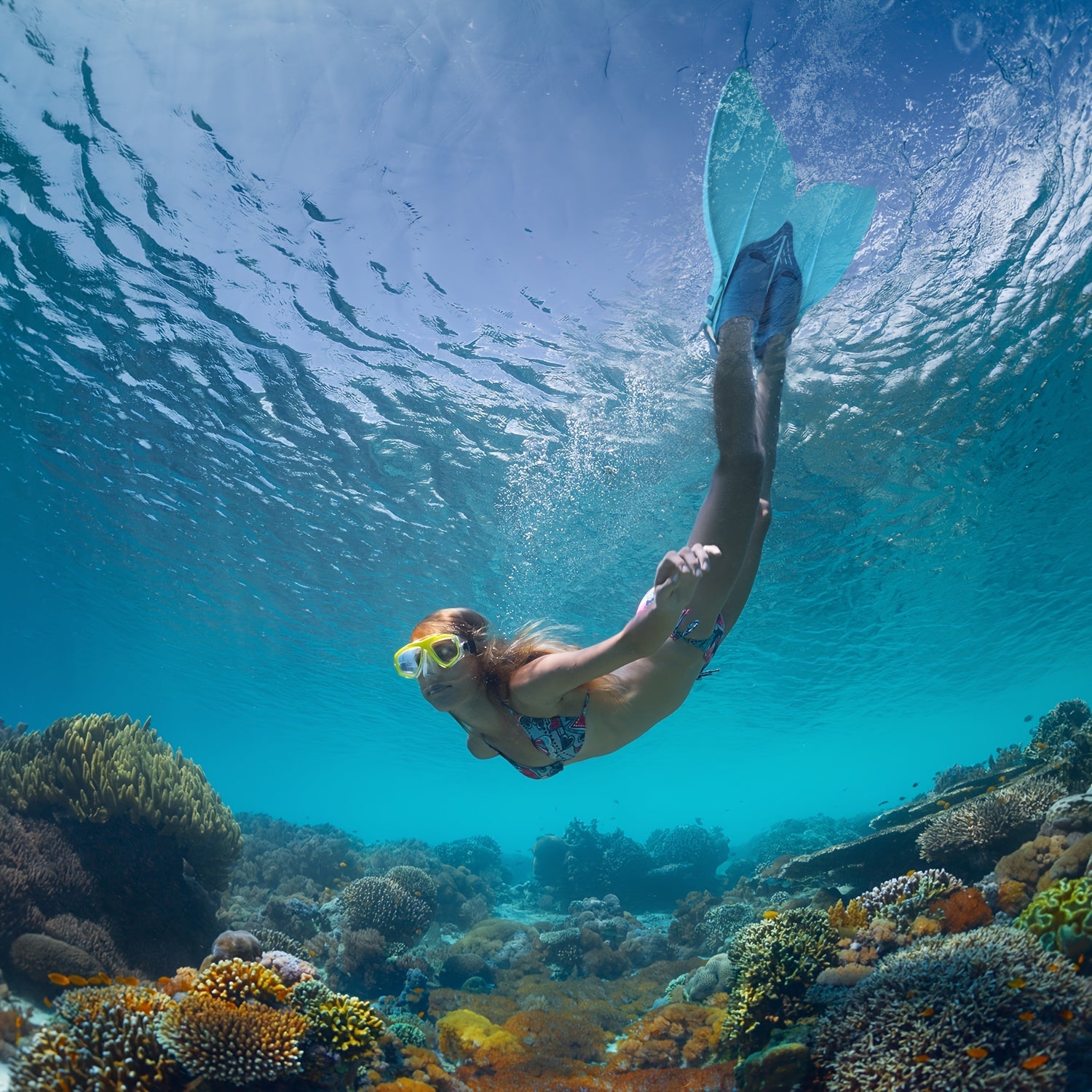 Adjustable Mermaid Flipper Fins for Kids and Teens