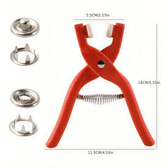 Button Set Rivet Button Installation Tool Five claw Buckle Pliers