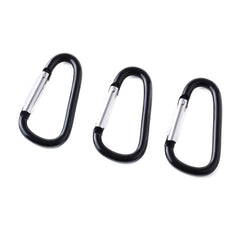 D-Shaped Aluminum Hiking Hooks - Lightweight and Durable Gear