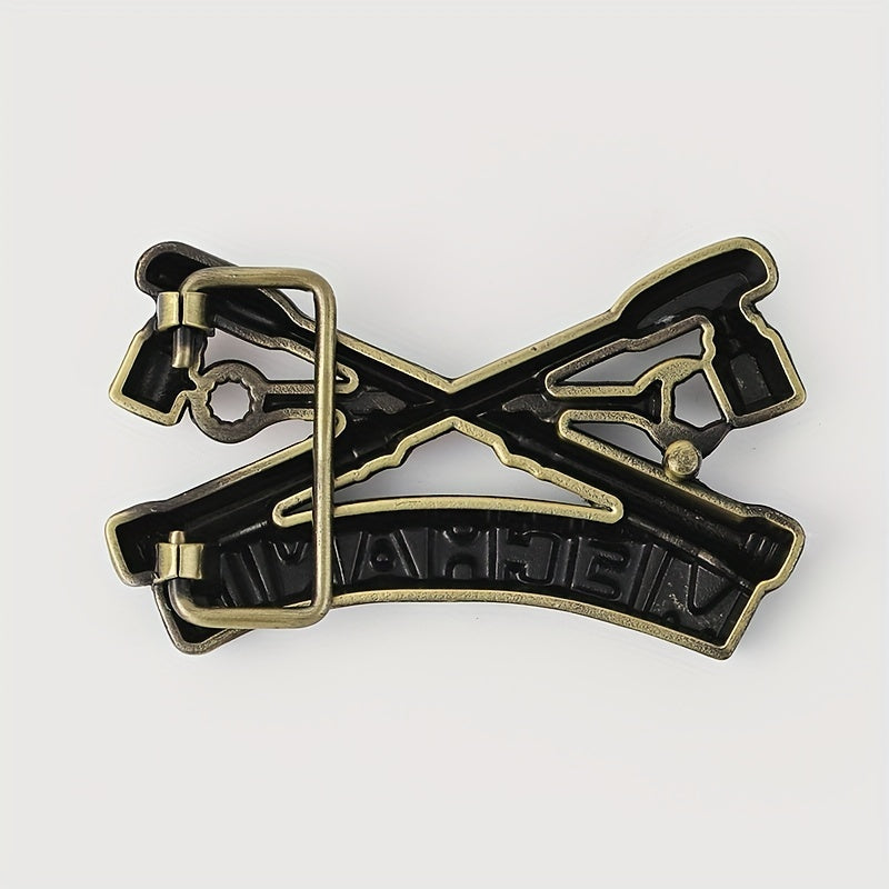 Vintage Tool Wrench Belt Buckle For Women & Men