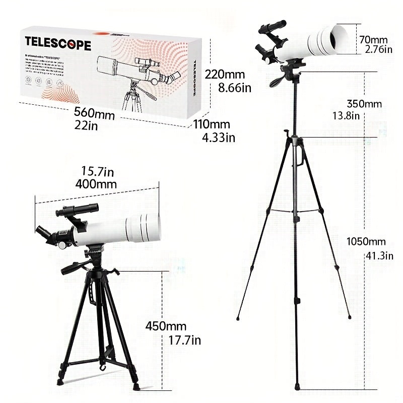 High Power Telescope Educational Toy for Kids Birthday & Christmas Present