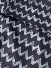  Women's 2 Piece Set Top & Chevron Print Pan