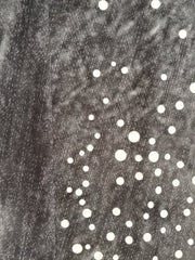  Dot Print Flare Leg Pants High Stretch Waist Band