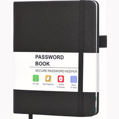 A6 Password Book Internet Address & Password Organizer