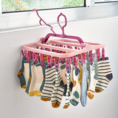 Multi-Functional Plastic Clothes Hangers for Indoor Balconies