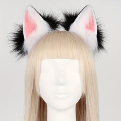 Whimsical Fox Ear Handle Plush Cosplay Prop