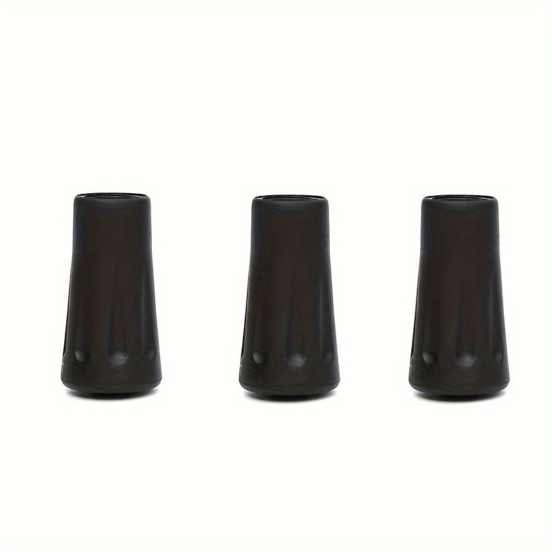 3pcs Outdoor Hiking Pole Accessories Shock-absorbing Trekking Pole Tips