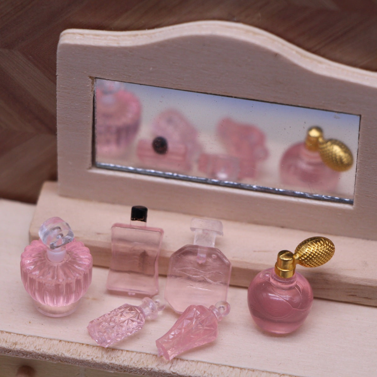 Mini Simulation Perfume Dressing Table Props Model Accessories