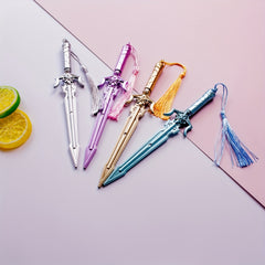 4pcs Chinese Style Hanging Stud Creative Swords Pen Needle Tube 0.55mm