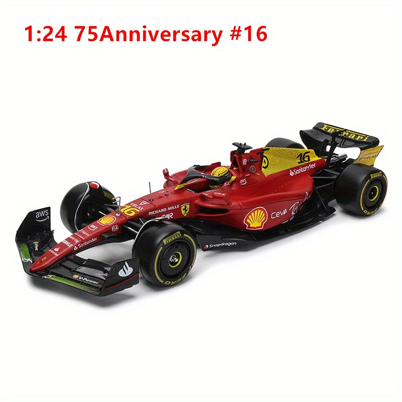 1:24 F1 75th Anniversary Diecast Cars Model Toy