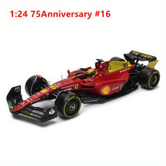 1:24 F1 75th Anniversary Diecast Cars Model Toy