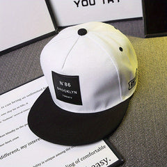 Adjustable Patch Hip hop Hat Embroidered Baseball Cap Flat Brim Unisex
