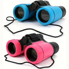 Kids Dual Telescope Toy Colorful Durable Plastic Adjustable Eyecups