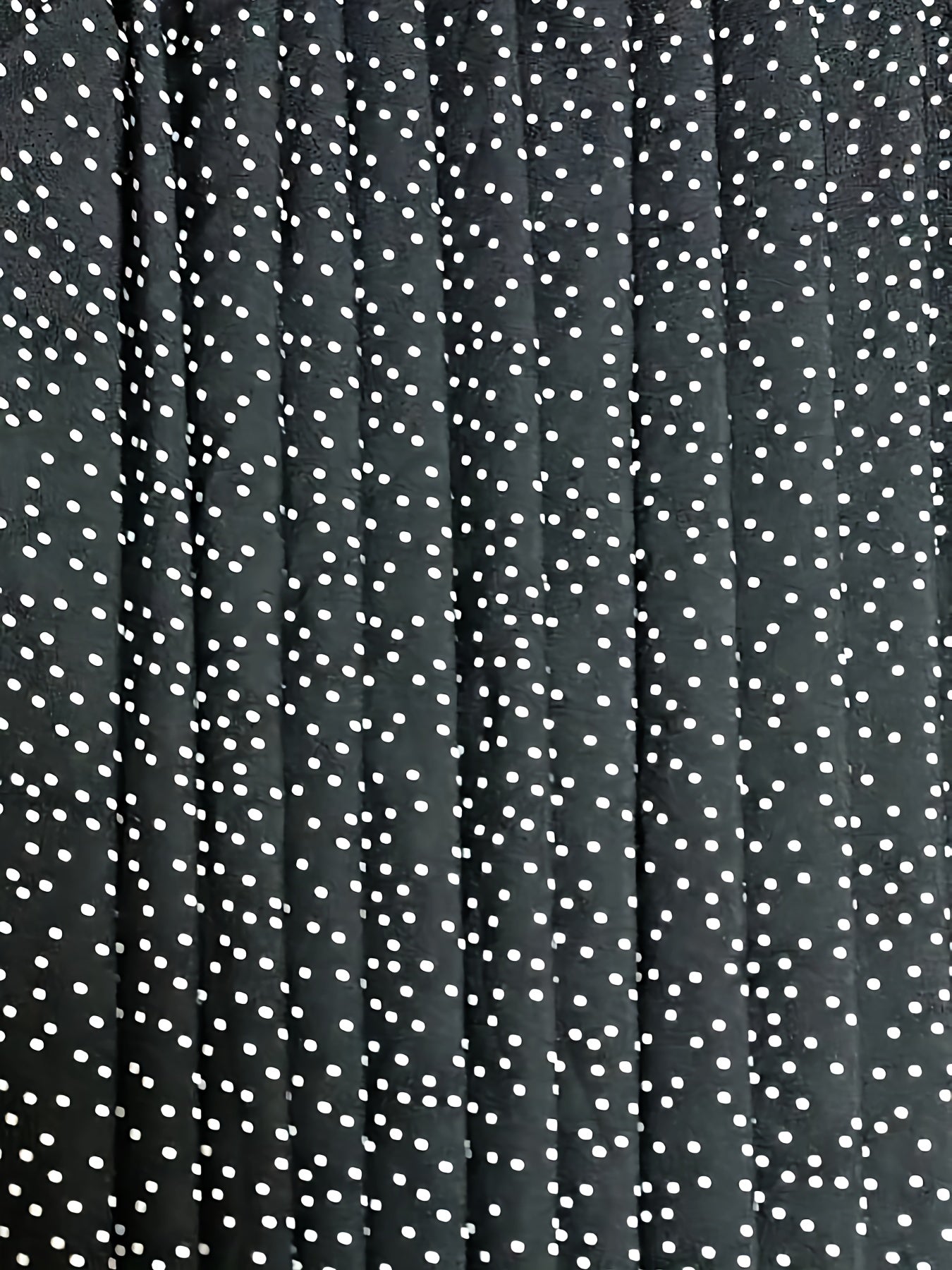  Polka Dot Lantern Sleeve Dress