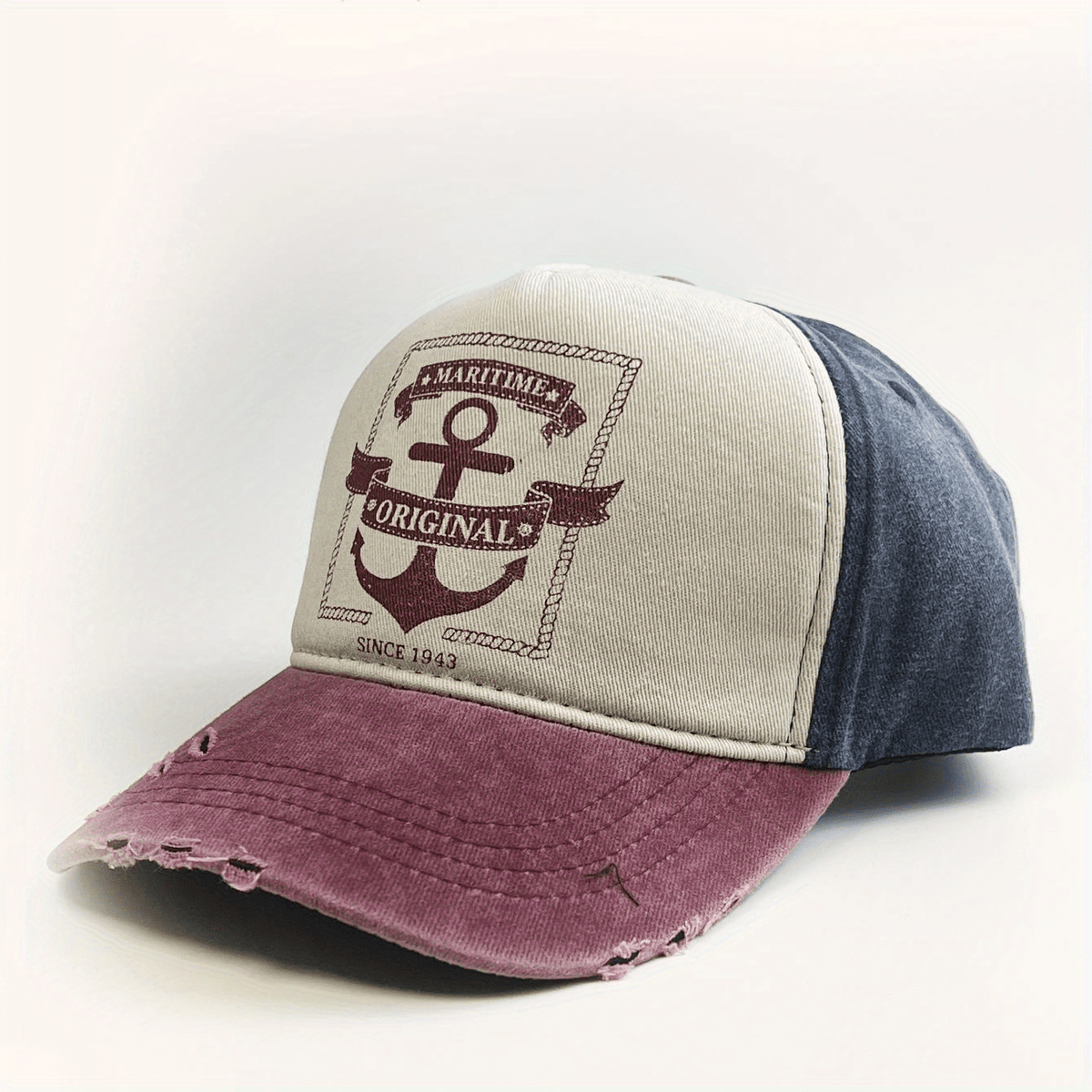 Outdoor Denim Printed Sunshade Baseball Cap