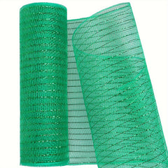 Colorful Mesh Roll Flower Ring Christmas Golden Wire Mesh Ribbon 25 9 14meter