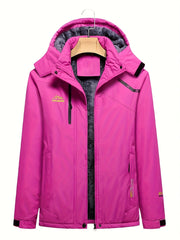 Women's Winter Fleece & Thickened Outdoor Sports Jacket For Hiking