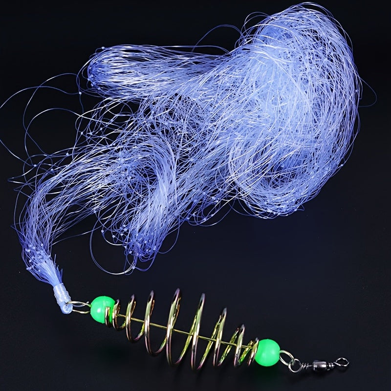 Luminous Fishing Net w/ Copper Spring Size Trap for More Fish