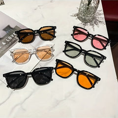 Men's Square Frame Sunglasses Aluminum AC 100 UV Protection