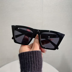 Large Frame Cat Eye Sunglasses Stylish Women UV400 Sunshade Eyewear