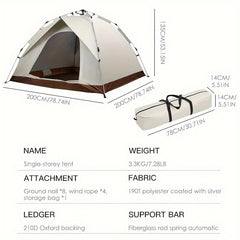 Pop Up Tent Camping Waterproof Ultra light Tent
