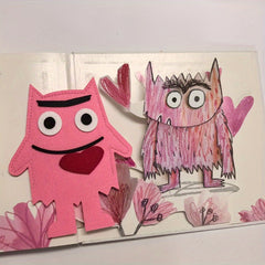7pcs Monster Felt Puppet Set - Emotional Recognition Teaching Tools