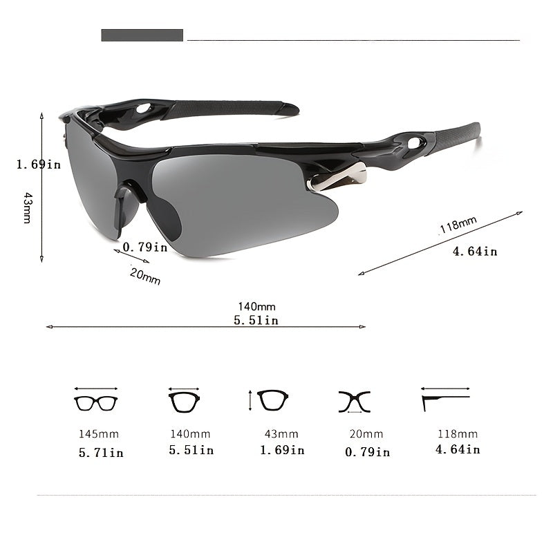 Men's Outdoor Sunglasses Sports Bicycle Windproof Cycling Sunglasses