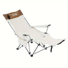 Portable Outdoor Lounge Chair Adjustable for Camping