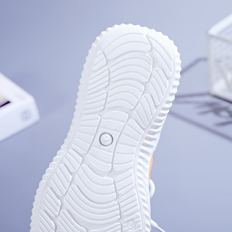 Women's Breathable Lace-up Athletic Running Shoes Mesh Sneakers