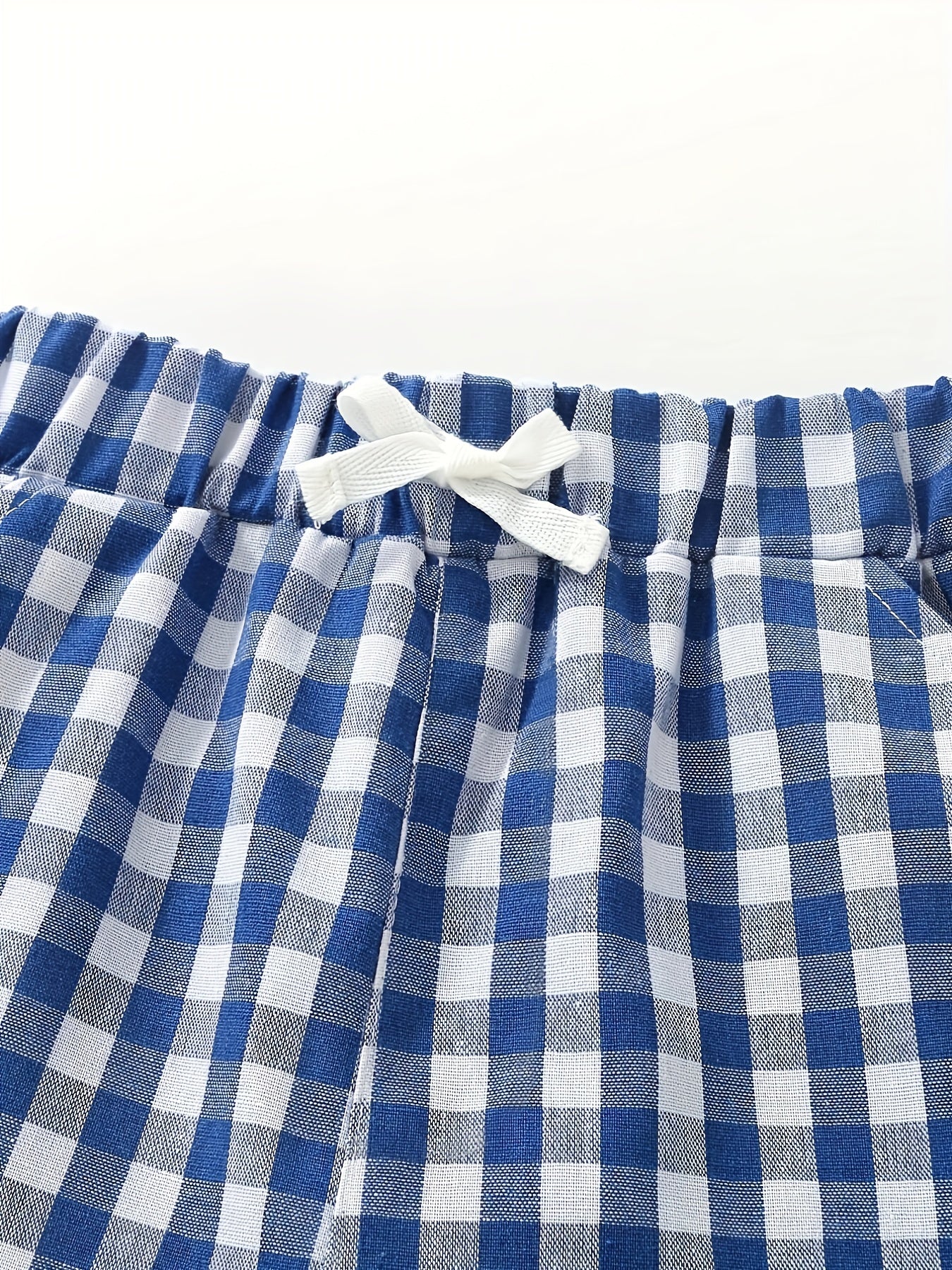 Boys Plaid Casual Shorts Comfortable Breathable For Summer Kids Clothes